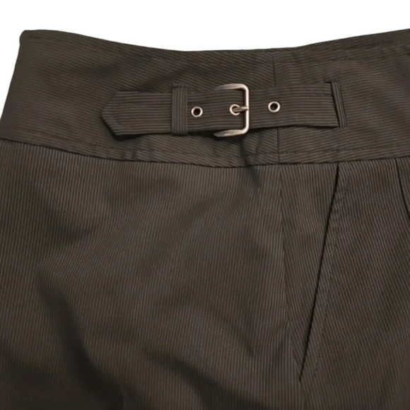 EXPRESS DESIGN STUDIO Women's Striped Partial Pleated Skirt - Picture 2 of 5